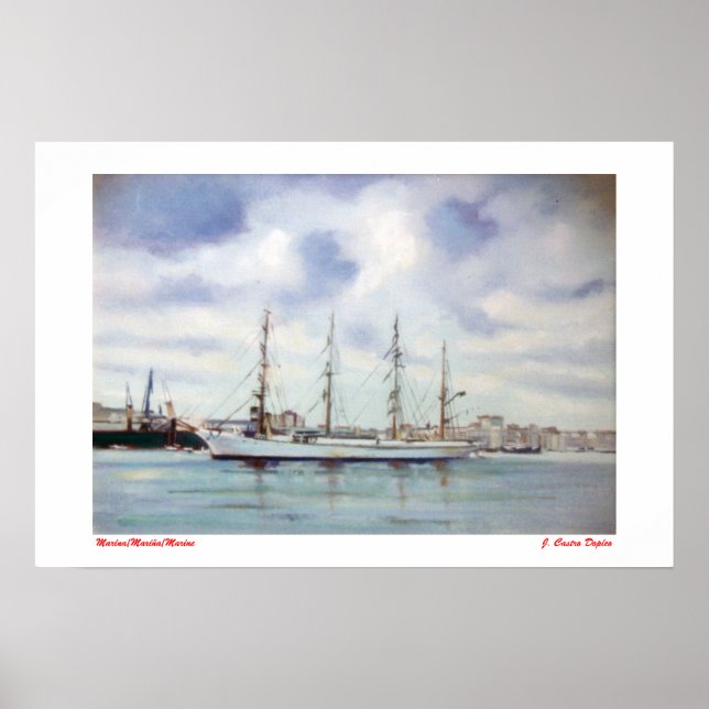 Marine/Mariña/Marine Poster (Front)