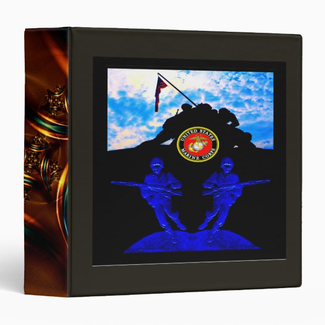 MARINE MEMORIAL BINDER (Front/Spine)