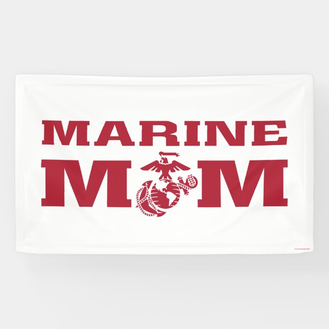 Marine Mom Banner (Horizontal)