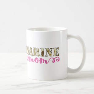 Marine Mom Camo Coffee Mug