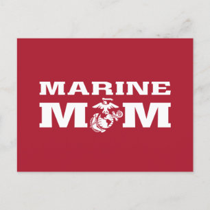 Marine Mom Holiday Postcard