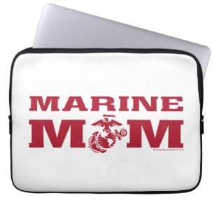 Marine Mom Laptop Sleeve
