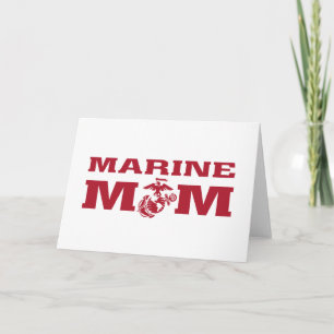 Marine Mom Note Card