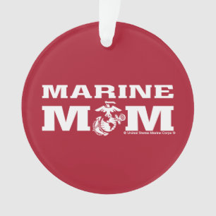Marine Mom Ornament