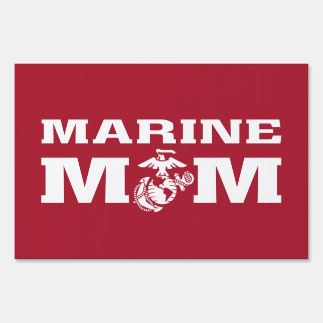 Marine Mom Sign (Back)