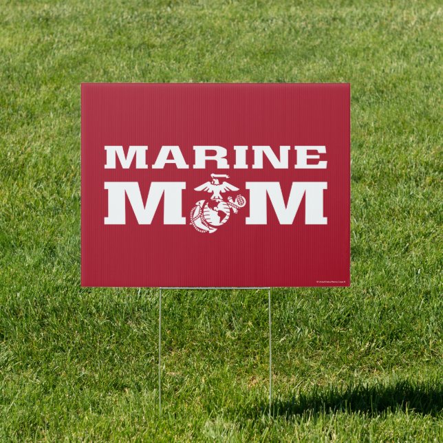 Marine Mom Sign (Insitu)