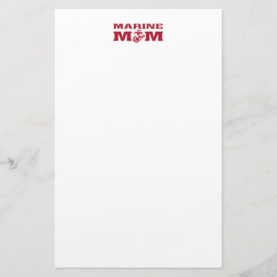 Marine Mom Stationery