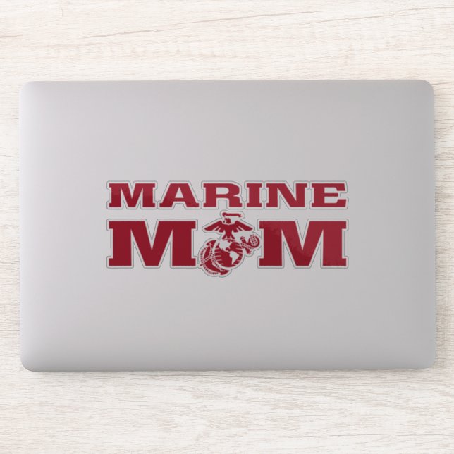 Marine Mom Sticker (Computer)