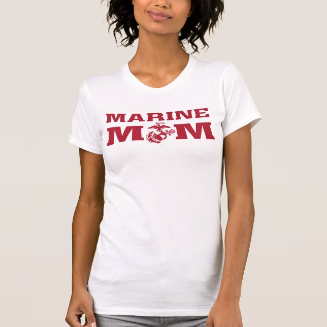 Marine Mom T-Shirt (Front)
