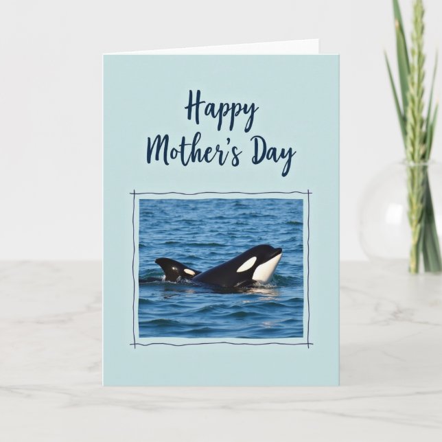 Marine Mothers Day Card (Front)