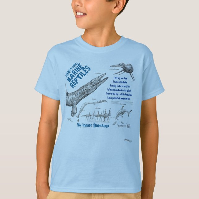Marine My Inner Dinosaur Kids Shirt Greg Paul (Front)