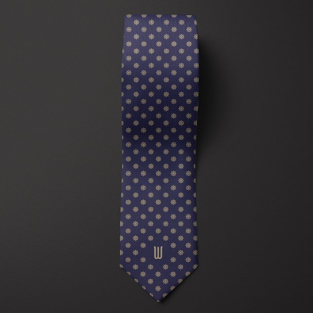 Marine Nautical Boat Steering Wheel Neck Tie (Creator Uploaded)