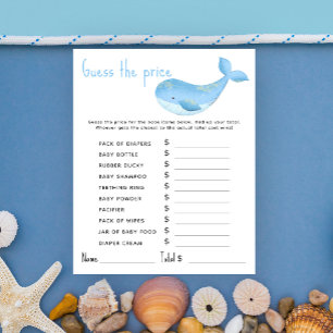 Marine nautical Party games Price Guess Game