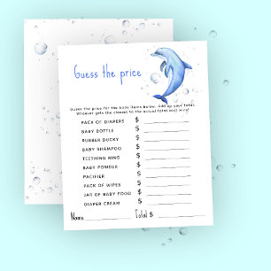 Marine nautical Party games Price Guess Game