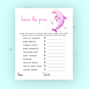 Marine nautical Party games   Price Guess Game