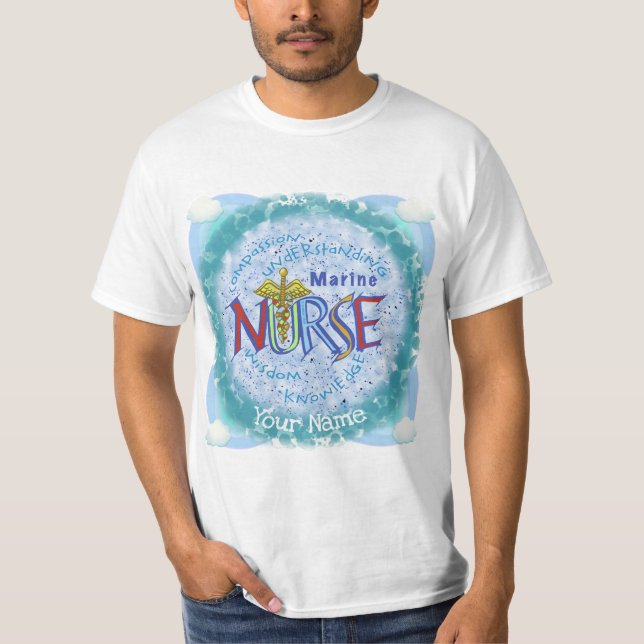 Marine Nurse Motto T-Shirt (Front)