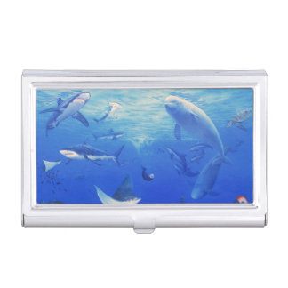 marine organism business card case