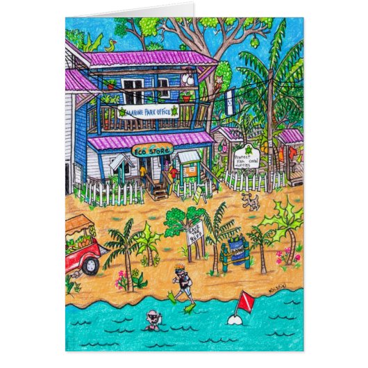 Marine park Office Card (Front)