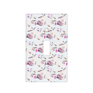 Marine pattern light switch cover