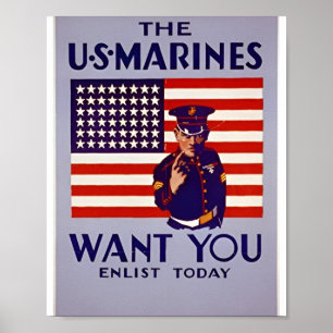 Marine Recruiting Navy Poster