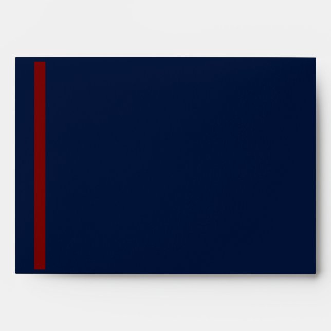 Marine Red Strip Envelope (Front)