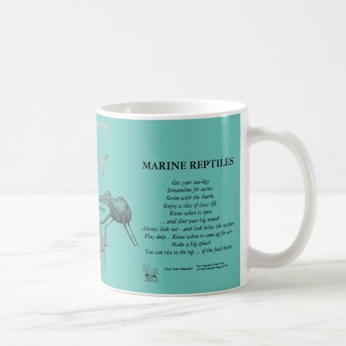 Marine Reptiles Your Inner Dinosaur Mug Greg Paul