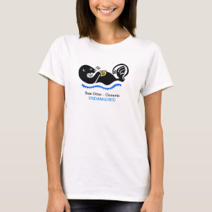 Marine Sea OTTER - Oceanic - Endangered animal T-Shirt