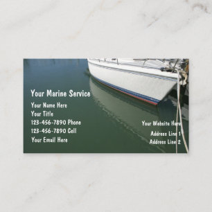 Marine Service Business Cards