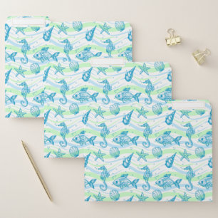 Marine Sketch Pattern File Folder