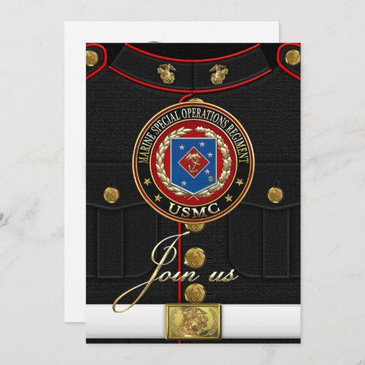 Marine Special Operations Regiment (MSOR) [3D] (Front/Back)