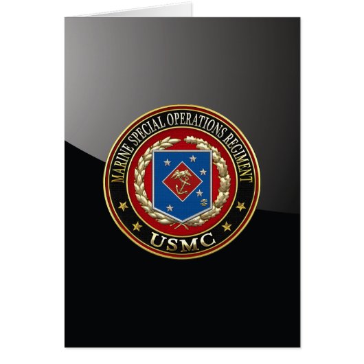 Marine Special Operations Regiment (MSOR) [3D] Cards (Front)