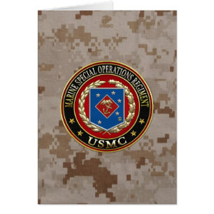 Marine Special Operations Regiment (MSOR) [3D] Cards