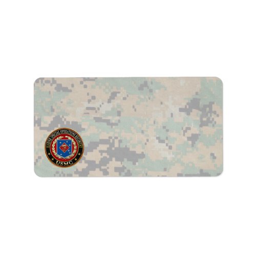 Marine Special Operations Regiment MSOR 3D Label