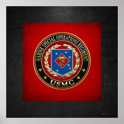 Marine Special Operations Regiment MSOR 3D Poster
