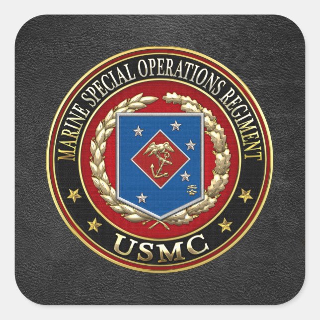 Marine Special Operations Regiment (MSOR) [3D] Square Sticker (Front)