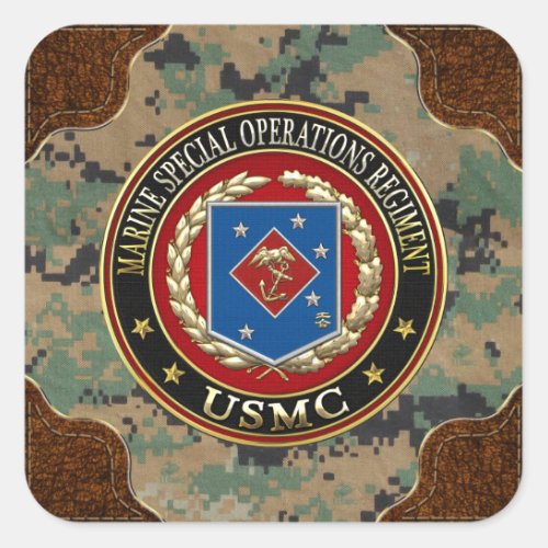 Marine Special Operations Regiment MSOR 3D Square Sticker