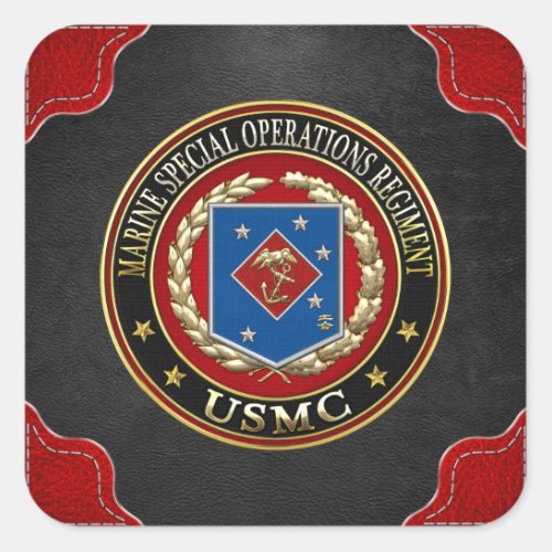Marine Special Operations Regiment MSOR 3D Square Sticker