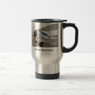Marine Stearman, White Stearman Travel Mug