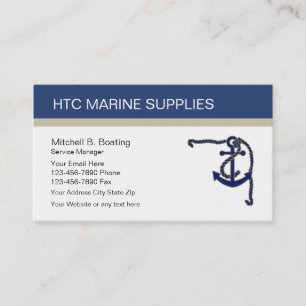 Marine Supply Business Cards