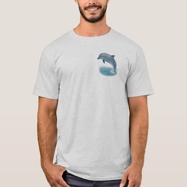 Marine themed - Dolphin T-Shirt (Front)