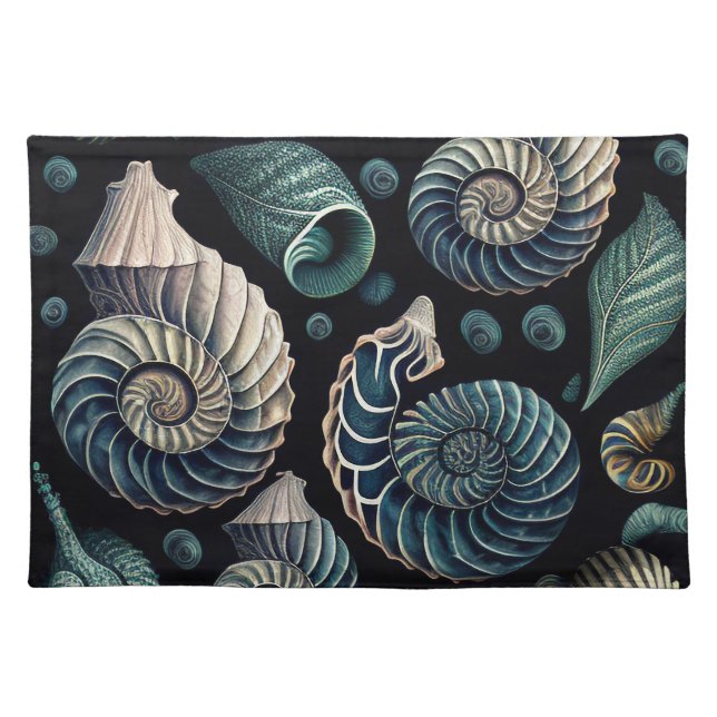 Marine Treasures Cloth Placemat (Front)