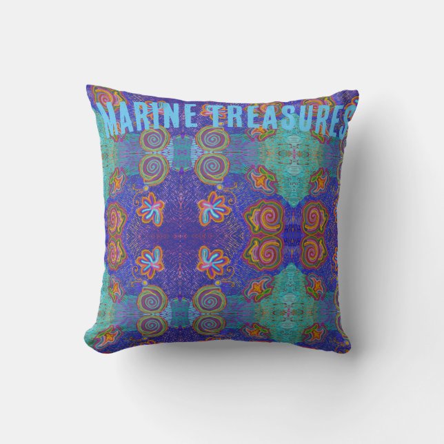 Marine Treasures Pillow (Front)