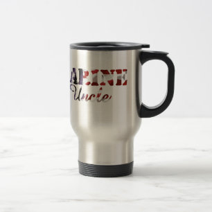 Marine Uncle American Flag Travel Mug