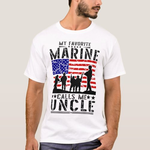 Marine Uncle T_Shirt