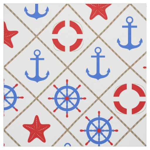 Marine walk . fabric