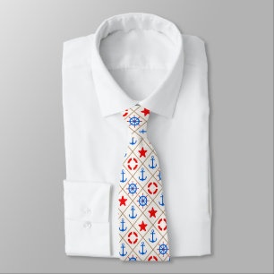 Marine walk neck tie