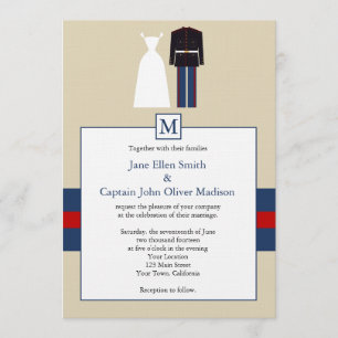 Marine Wedding Invitation