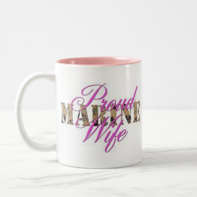 Marine Wife Coffee Mug (Left)