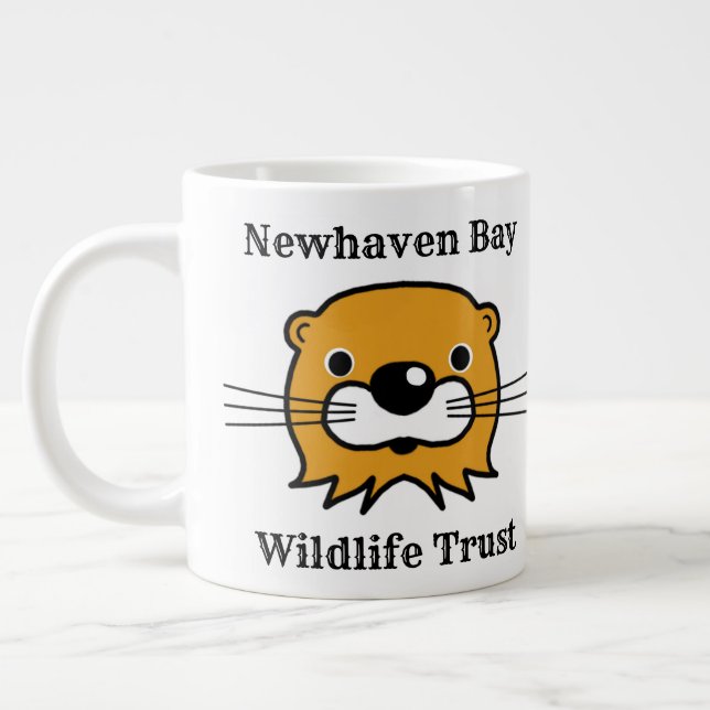 Marine Wildlife Organisation with Otter Giant Coffee Mug (Left)