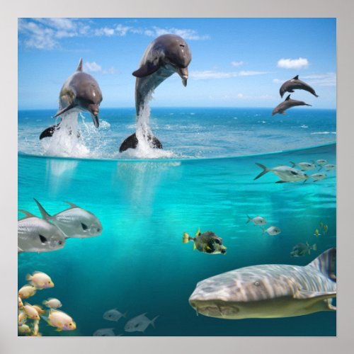 Marine Wildlife Poster